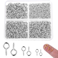 600 Stück Ösenschrauben aus Eisen für die Schmuckherstellung – 4 mm