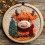 Σετ βελόνων για τρυπάνι Baby Orange Highland Cow 20x20cm 1