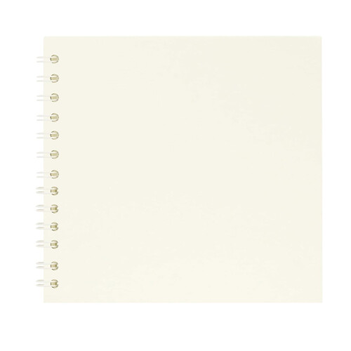 Άλμπουμ Scrapbooking DIY με σκληρό εξώφυλλο 7x7 ιντσών, 20 φύλλα, λευκό