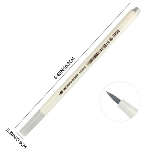 Metallic-Acrylfarbmarker mit feiner Spitze, 3er-Pack
