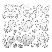 Metallstanzformen in Vogelform für Scrapbooking und Kartenherstellung