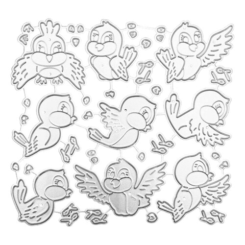 Μήτρες κοπής μετάλλων Bird για Scrapbooking και κατασκευή καρτών