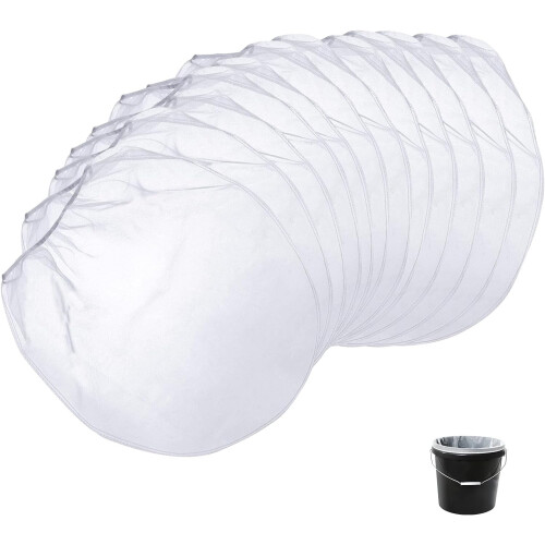 Verfzeefzakken 1 gallon wit nylon 10-pack