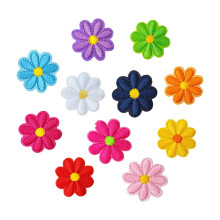 Conjunto de apliques bordados de flores para costurar (11 peças)