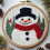 Punch Needle Set Schneemann-Design 20x20cm 1