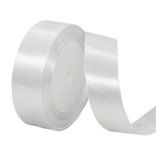 Satinband, 2,5 cm breit, 23 Meter Rolle