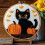 Kit per punch needle Gatto Nero e Zucca – Principiante 1