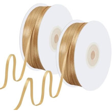 Goldenes Satinband, 1/8 Zoll  200 Yards
