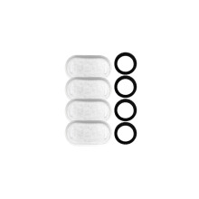 4-delige set filters voor waterdispensers voor katten, geschikt voor roestvrijstalen waterdispensers voor huisdieren, voor katten/honde