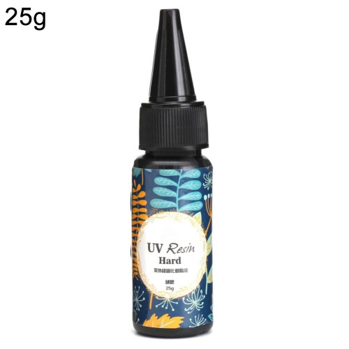 Cola UV transparente rígida em frasco de 25g 1