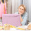 Polyester Sewing Machine Cover Bag – Pink, 46x32x21cm 4