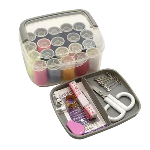 Meiiso sewing kit with case portable needle thread set 12 1