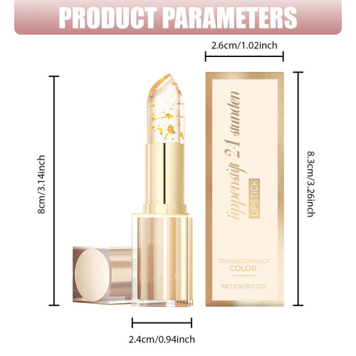 1PC Temperature Changing Lipsticks with Hydrating Formula for 2