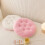 Artificial Lambswool Seat Cushion Round 26 cm 4
