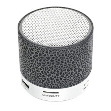 Wireless BT-HöGtalare, USB-Subwoofer-HöGtalare Musikspelare med LjusstöD U-Disk TF-Kort