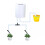 2  Pump Timer System Outdoor Automatic Watering Pump Controller Flowers Plants Home Sprinkler Drip Irrigation Device 1