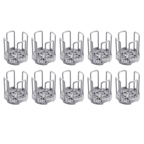 Retractable Desktop Dish Rack Dish Storage Rack Storage Rack Drain Cup Rack Kitchen Gray 1