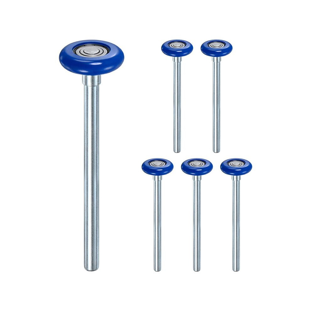 6Pcs Nylon Garage Door Rollers, 1.8In/46Mm Quiet Garage Door Wheels, High Load 6200Zz 8 Balls Sealed Precision Bearing A 4712970370644