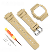 Kleines Blockgehäuse aus Kunstharz DW5600HR/GW-M5610 GW-B5600 Armbandzubehör kompatibel mit Casio_P
