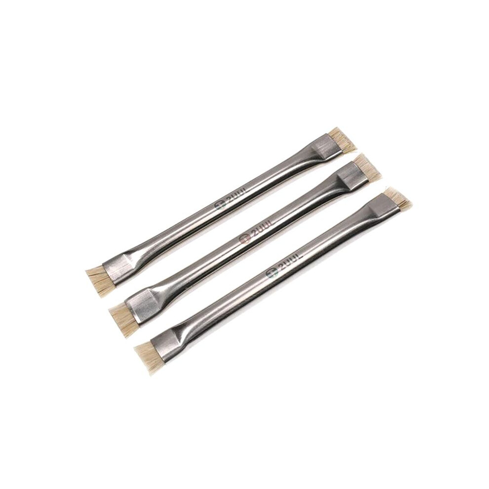 2Uul 3Pcs Brush For Mainboard Ic Cleaning Hard Bristle Brush For Welding Disc Cleaning Cleaning Tools For Electronics 4712830918924