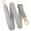 DIY Replacement Leather Bag Shoulder Strap Handle  Body Adjustable 140*2cm, gray 1