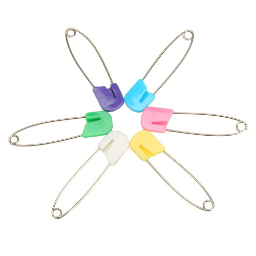 20 x epingles securitaires pour les vetements d'enfant Couleur random