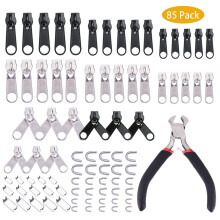 85-teiliges Reparaturset für Nylon-Reissverschlüsse, #5 Ersatz-Reissverschlussschieber
