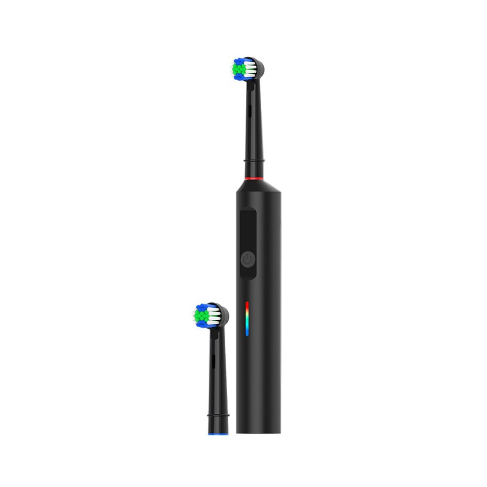 Rotating Electric Toothbrush, Rechargeable Rotary Toothbrush with 2 Heads, for Oral B Replacement Brush Heads