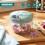 GEEZY GEEZY Manual Food Chopper with Pull String Kitchen Vegetables Cutter Dicer Blender 3