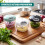 GEEZY GEEZY Manual Food Chopper with Pull String Kitchen Vegetables Cutter Dicer Blender 7
