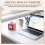 StickerBox KI-Drucker, KI--Drucker, Sprachgesteuerter Drucker, -Drucker mit Digitalem Display (Rot) 2