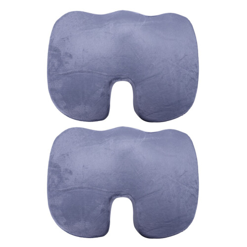 2X Cuscino per Seduta Premium Ortopedico Coccyx Sciatica Cuscino Sedia per Ufficio Sedia
