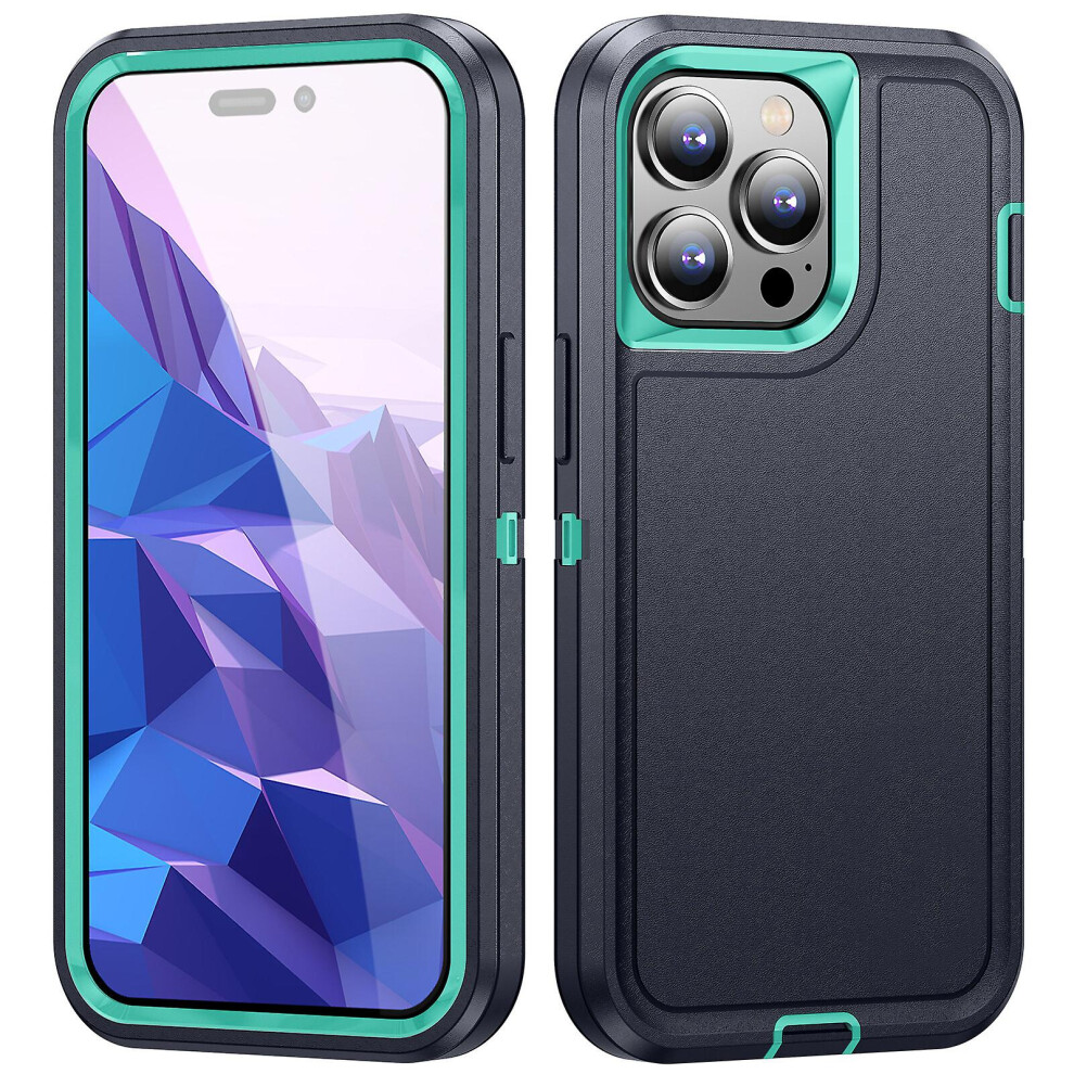 Shockproof Protective Iphone 15 Pro:dark Light Blue 3748264228217