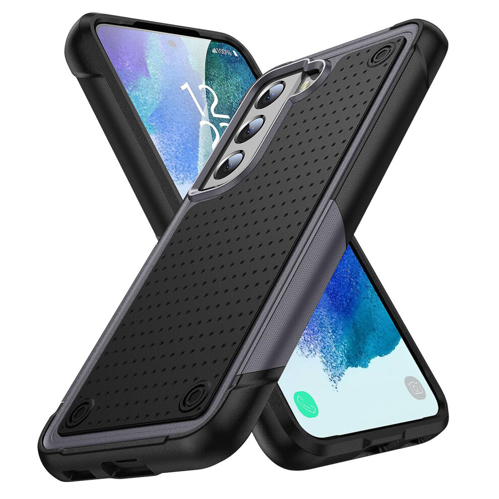 Fashion And Simple Phone Case Compatible Samsung Galaxy S10 Plus:gray And Black 3748264228019