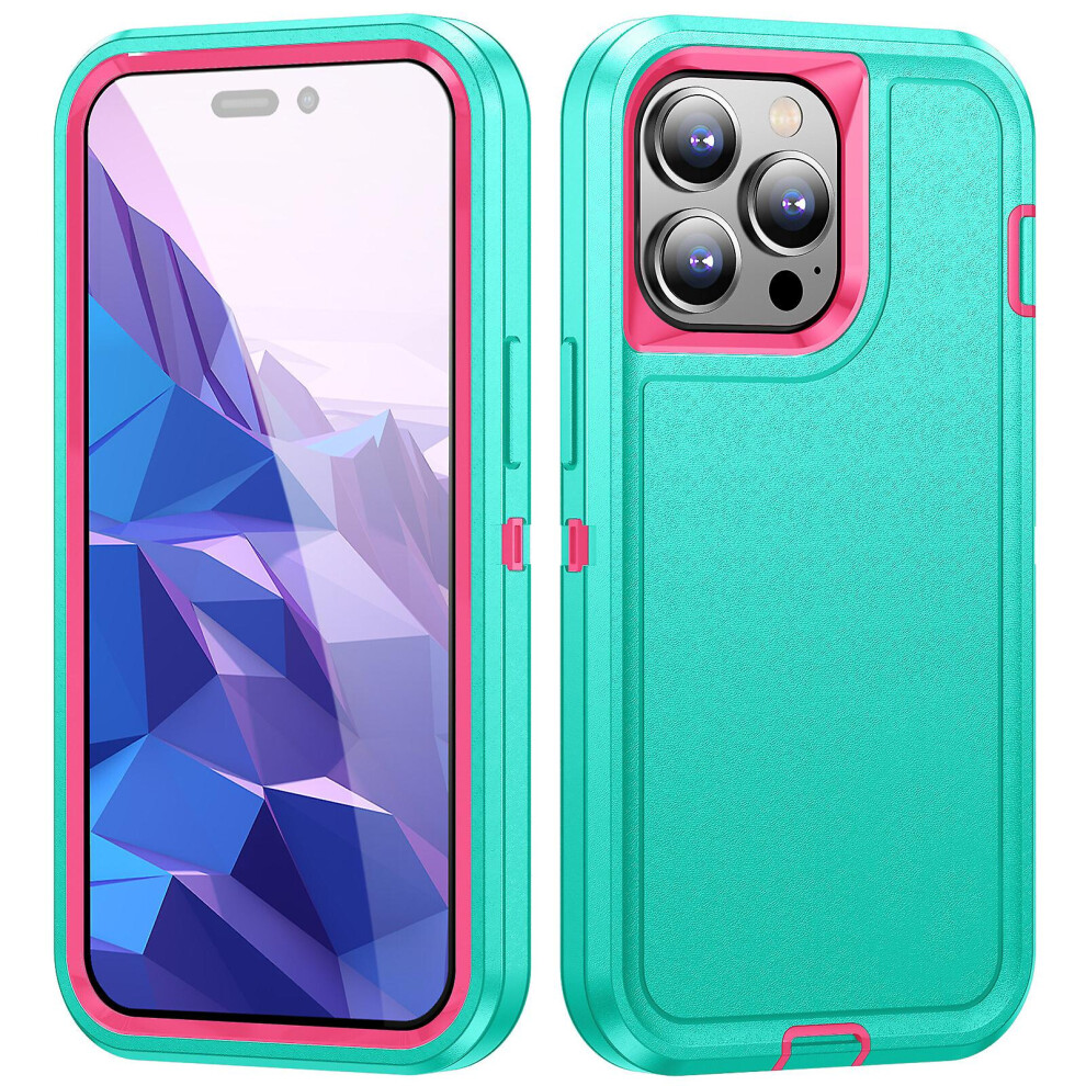 Shockproof Protective Iphone 15 Pro: Powder Blue 3748264228194