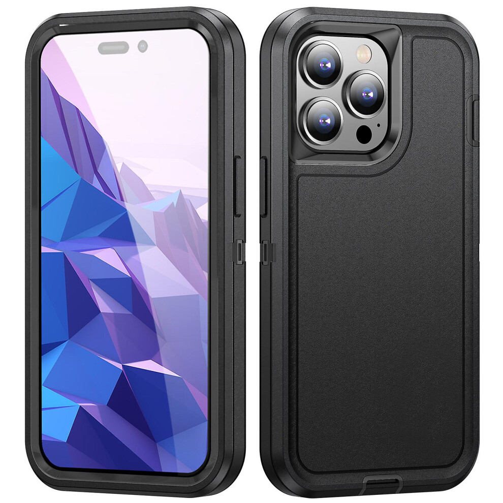 Shockproof Protective Iphone 15 Pro: Black 3748264228170