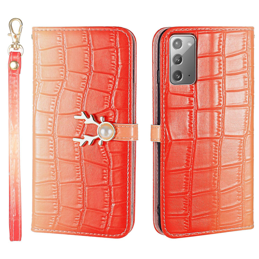 Compatible Samsung Galaxy Note20 Phone Case With Strap:gradient Red 3403292166015