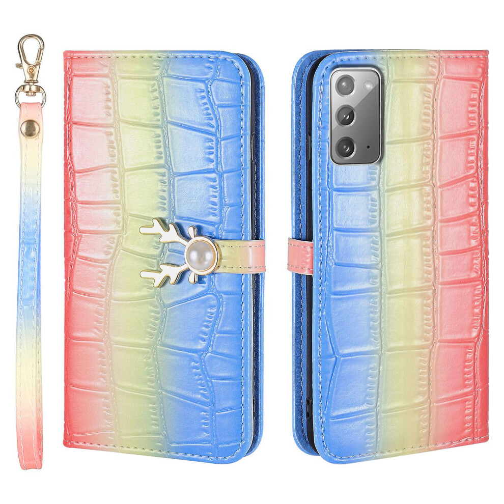 Compatible Samsung Galaxy Note20 Phone Case With Strap:gradient Blue 3403292165995