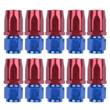 10X STRAIGHT Turbo Oil Feed Hose Fitting:AN6 8mm