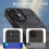 compatible iphone iPhone12 Case, Flexible Soft TPU Rubber Grip Shock-Absorbent Protective Case Cover:Gray 4
