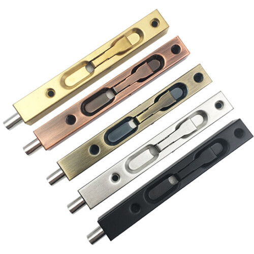 Brushed Steel Flush Bolt  15 cm 2