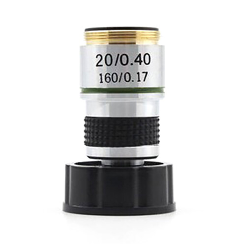 185 Microscope Objective 20X ACHromatic Objective Biological Microscope Delar Tillbehör