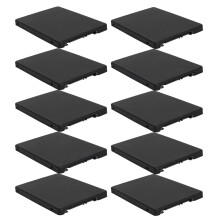 10X Pcie MSATA SSD to 2.5 Inch SATA3 Adapter Card with Case 7 mm Thickness Black