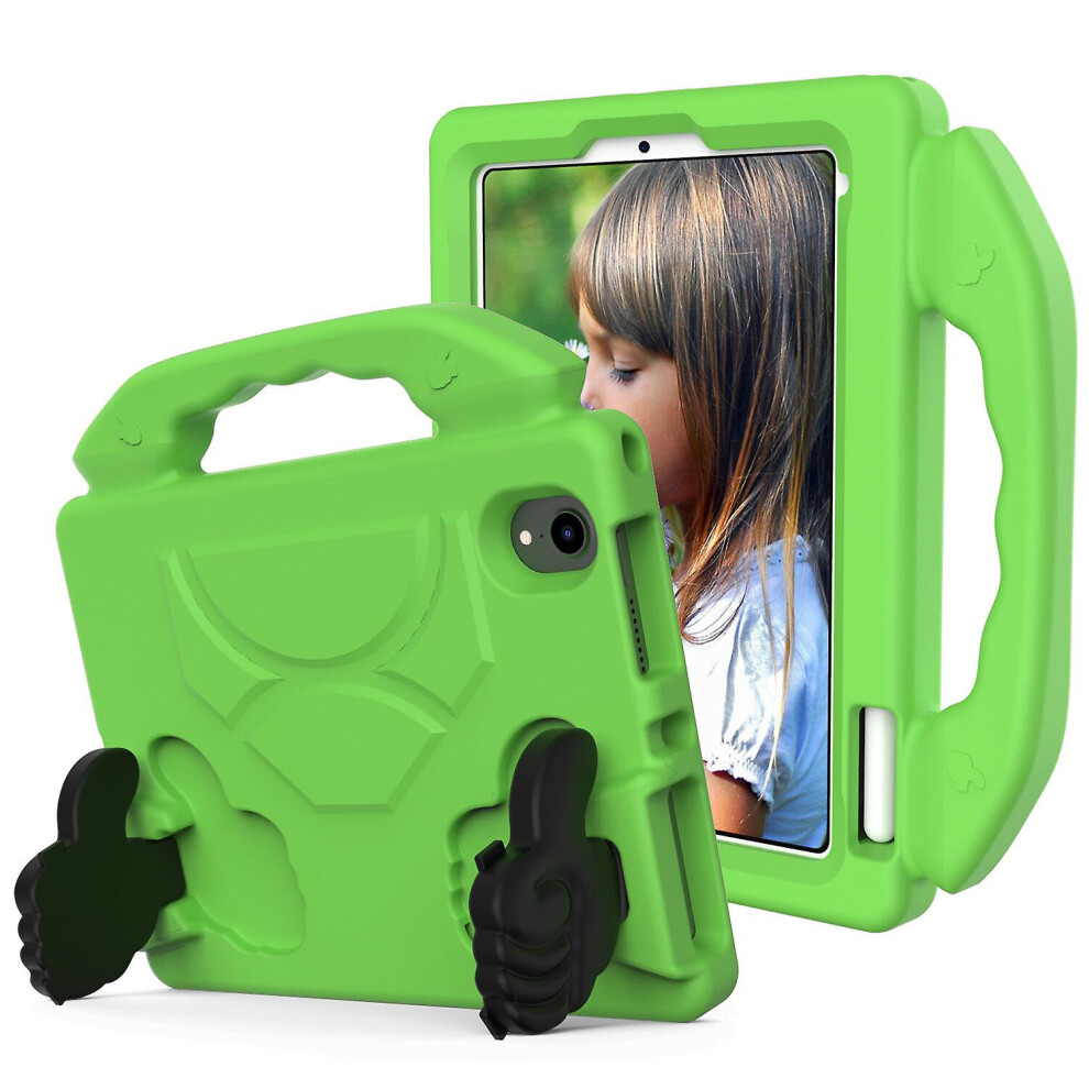 Kids Safe Anti-Fall Protective Cover Compatible Ipad Mini6 8.3 Inch 2021, Green 5473168248143
