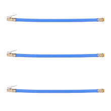 3X Motorcycle Car Rubber Hose Air Tire Inflator Pump Air Tire Pipe Hose Valve