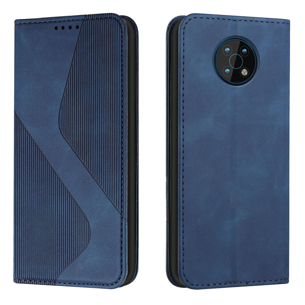Nokia G22 Case, Pu Leather Flip Cover Magnetic Closure Wallet Card Slots Stand Case: Blue 4262040197201