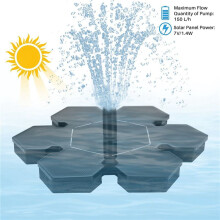 Solar Fountain Pump Solar Powered Bird Bath Fountain Pump Solar Panel Kit Water Pump Outdoor Watering Submersible Pump