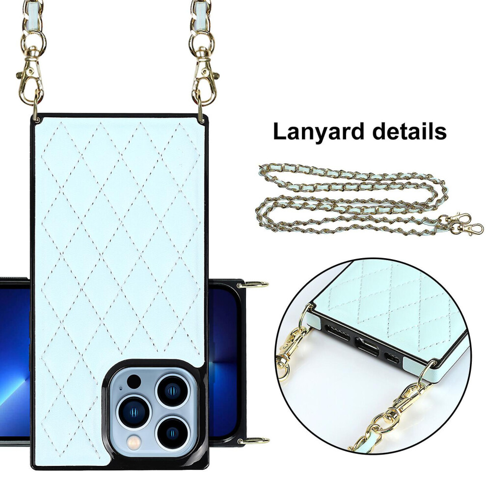 Cross Body Lanyard Cover Compatible Iphone 13 Pro Max Case: Blue 5447759128787