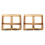 2X Foldable Recipe Book Stand,Wooden Frame Reading Bookshelf,Tablet Pc Support Stand 1
