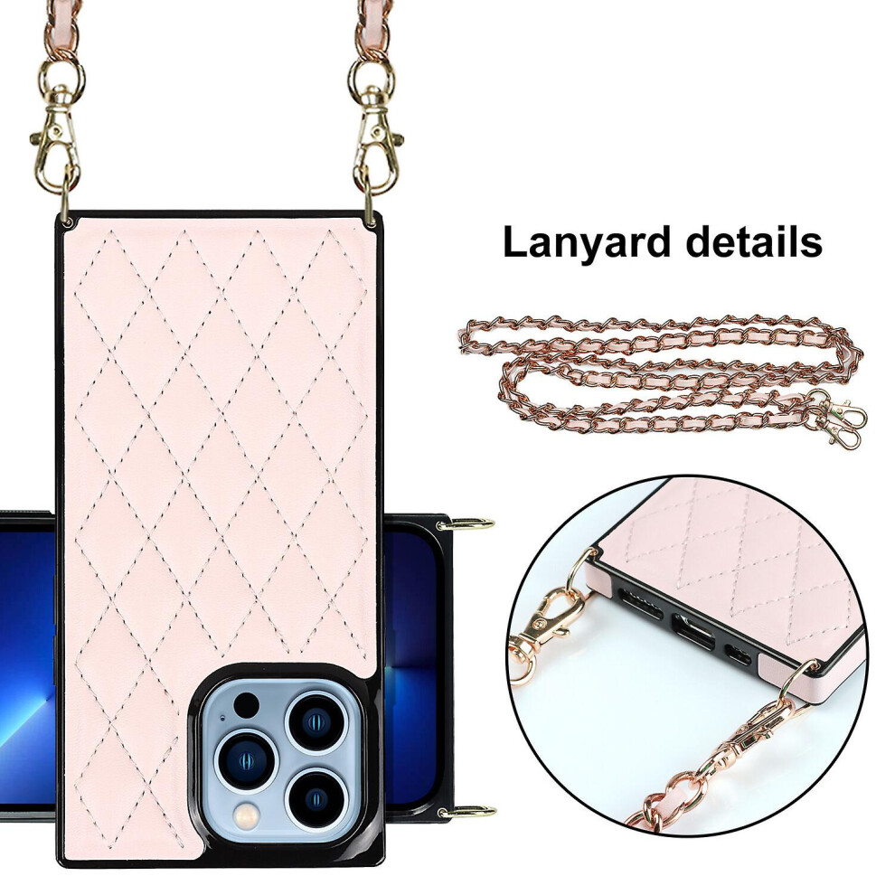 Cross Body Lanyard Cover Compatible Iphone 13 Pro Max Case: Pink 5447759128794